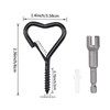 BJUTYEU Decorative Love Hooks for Hanging Lights, Plants, Wind Chimes,
