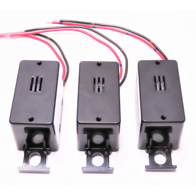 Electronic Buzzer, IB-10BL (Continuous Sound with LED), Set of 3,