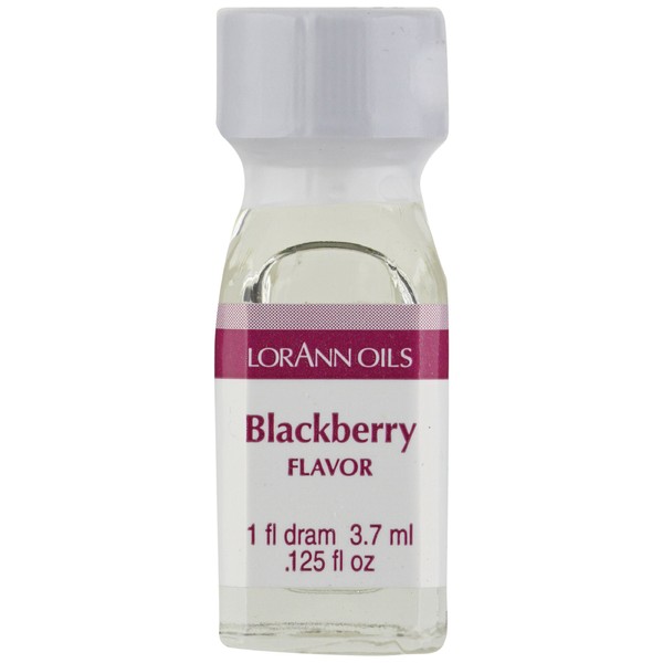 LorAnn Oils Flavorings and Essential Oils, Blackberry, 0.125 Ounce (Pack of 12)