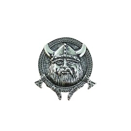 Oktoberfest Metal Viking Medallion Hat Pin