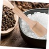 ULTECHNOVO 20pcs Wooden Small Salt Spoon Versatile Tea Scoop and