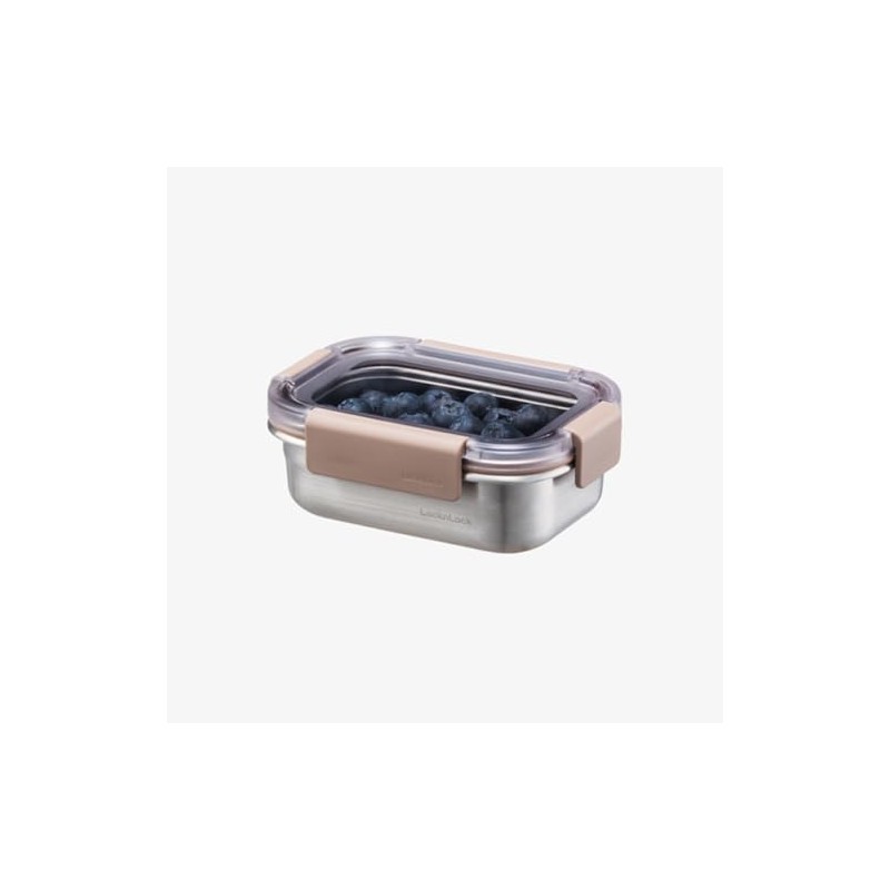 LocknLock Stainless Steel Food Storage Container - Airtight, Leak-proof, Stackable