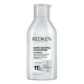 Redken Acondicionador Acidic Bonding Concentrate Reparador Intenso con Ácido Cítrico para Todo Tipo de Cabello Dañado, Reduce Rotura 56% y Protege Color, 300 ml