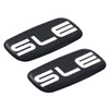 2Pcs SLE Cab Emblems 3D Badge Logo Nameplate Sticker Roof