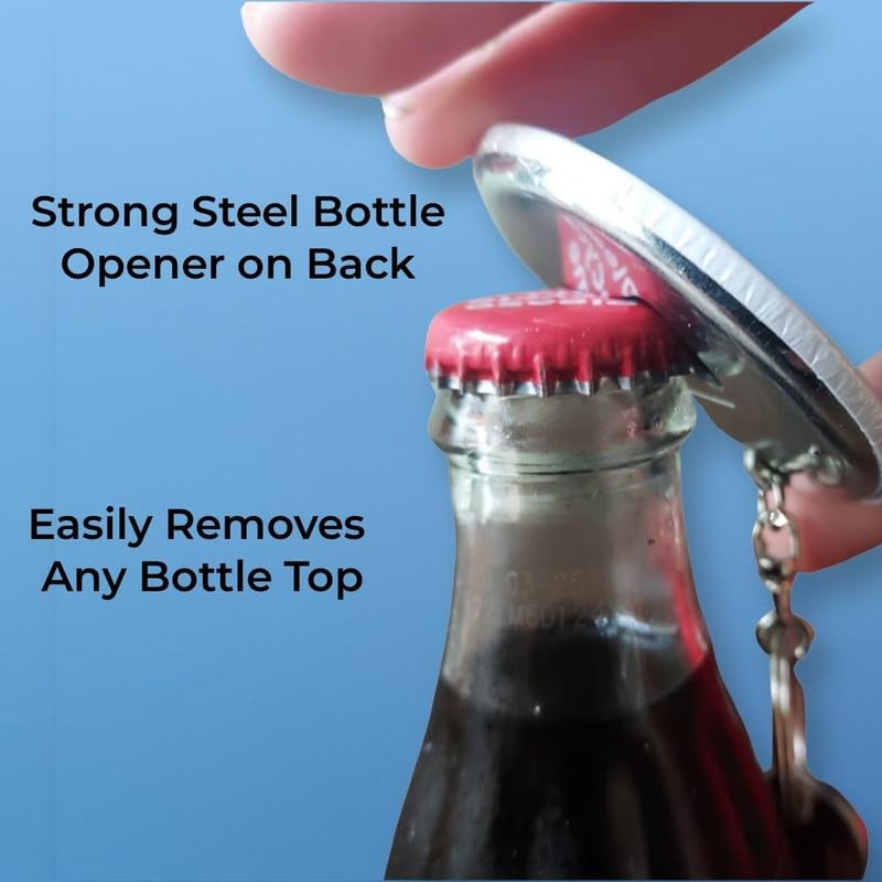 Gift Insanity HAPPY EASTER BUNNY SHORT CHAIN KEYRING BOTTLE OPENER