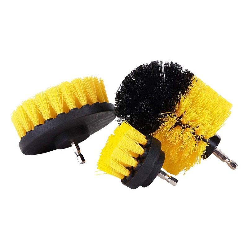 Bond Hardware Set Of 3 Drill Brush Attachment Power Scrubber