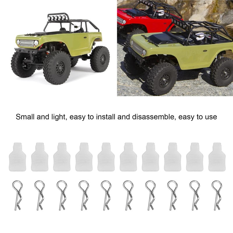 JTLB RC Body Clips, 1/18 1/24 Body Clips Pins with