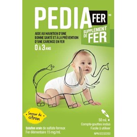 PEDIAVIT Pedia Fer Iron Supplement 15mg/ ml