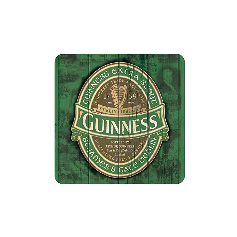 Nostalgic Guinness Coaster with Extra Stout St. James's Gate Dublin