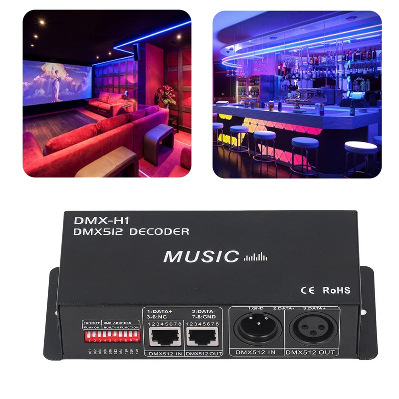 4 Channel DMX-512 Decoder 4 Channel DMX Decoder RGB Decoder
