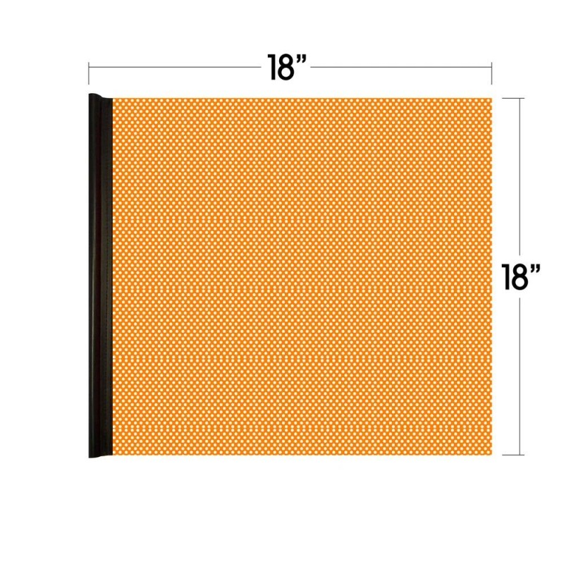 PTP (3) 18"x18" Orange QuickMount Replacement Flags For 2300 Quick