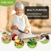 FIRE HIVE Kitchen Stainless Steel Cutting Board,Double-Sided Multi-Functional Cutting Boards,Large