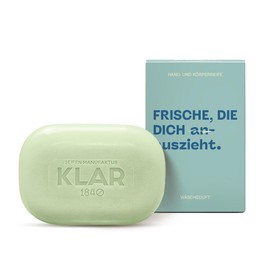 Klar Seifen Shower Soap Laundry Scented Soap (Dimensions 8.5 x 5.8 x 3.2 cm, Weight 135 g, Fresh, Floral) 11944