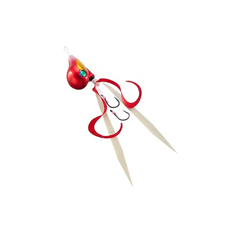Shimano 005 Flame Moon Lure, 4.2 oz (120 g), Red