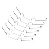 sourcing map 6 Pieces CPU Cooling Fan Clips, 8cm Wire