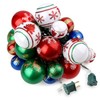 AIRIVO Christmas Tree Ball Ornaments, 28ft 25 Bulb Outdoor Christmas