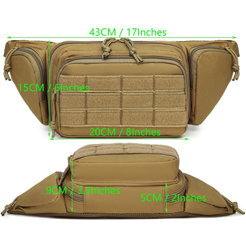 ATBP Tactical Gun Fanny Pack Concealed Carry Pistol Holster Waist