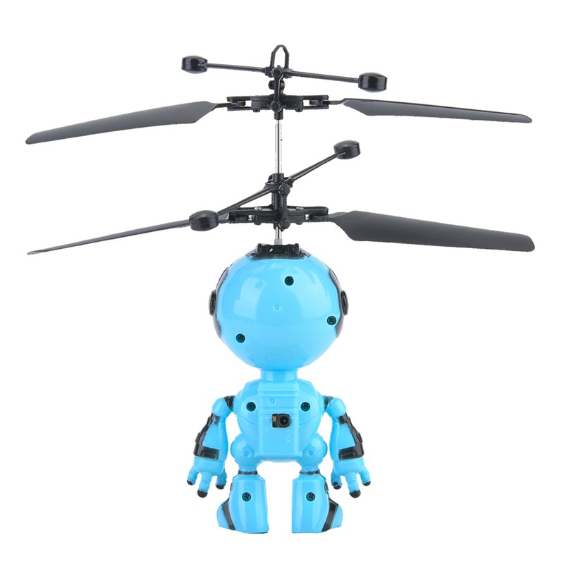 Cute USB Charging Hand Induction Robot Suspension Aircraft Children Toy