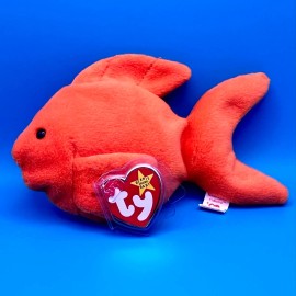 TY Beanie Baby - GOLDIE the Goldfish (4th Gen hang tag) (7.5 inch)