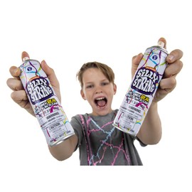 The Original Silly String! Silly String Single Can, Assorted Colors, 3 oz Large Can – The Only Real Party in a Can! Be Silly! Shoots over 15ft!