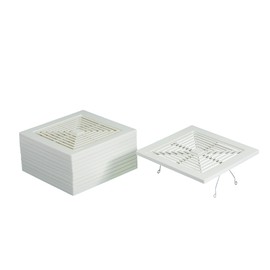 Broan-NuTone BP46 Fan Spring Mounted Grille, Pack of 1, White