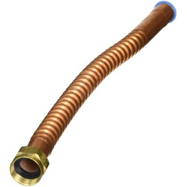 BrassCraft WB034-15N 3/4" FIP x 3/4" Nominal Male/Female Sweat x 15" Copper Water Heater Connector (7/8" O.D)