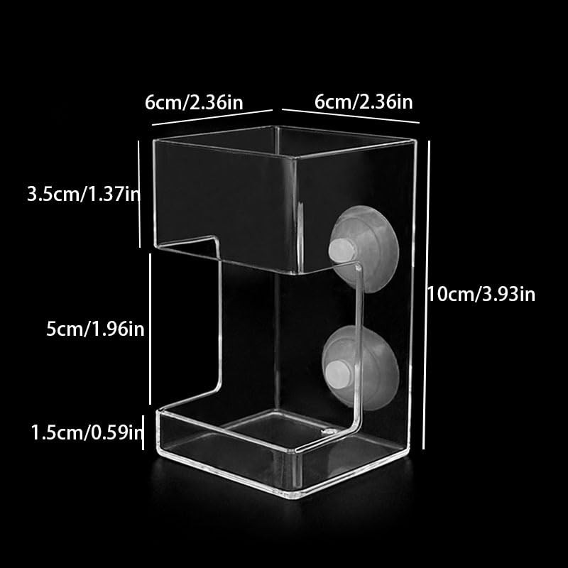 Dbeans Flourithing Fish Feeder Square-Shaped Automatic Fish Feeders Reduced Filter