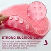 SZZYXD Shower Foot Scrubber Mat Back Washer Back Exfoliating Bath
