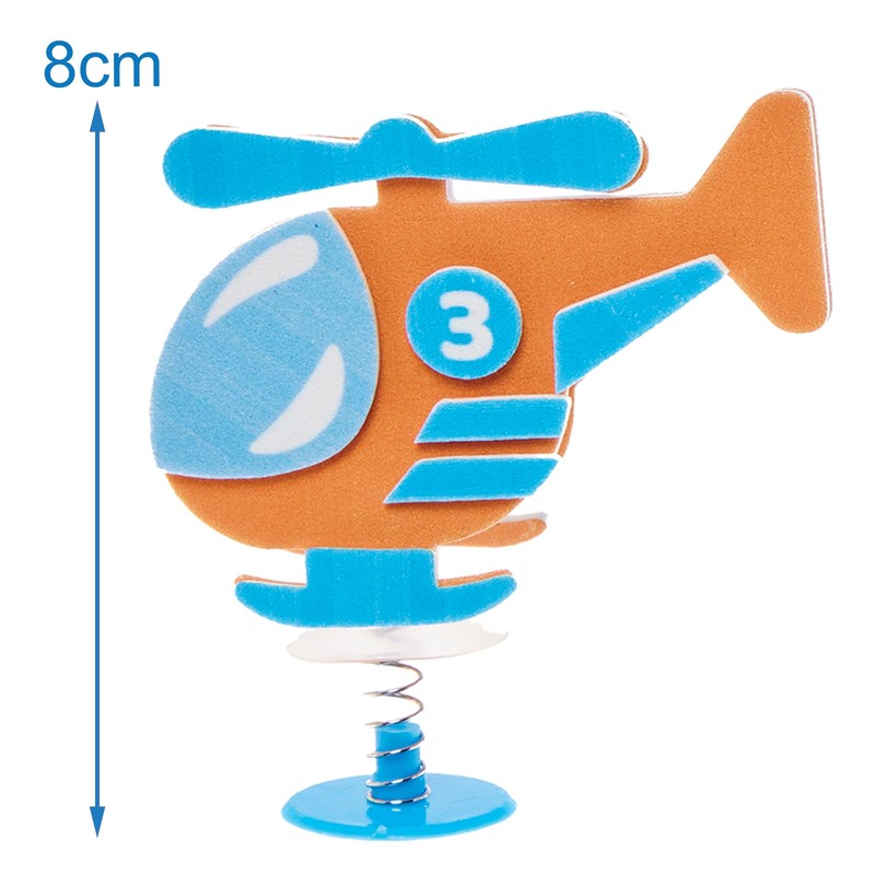 Baker Ross FN076 Helicopter Jump Kits - 8 Pack Creative