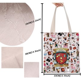 Gravity Movie Merch Trust No One Tote Bag for Movie Fans Scared Dipper Mabel Gift Mystery Shack Gift (Trust No One)