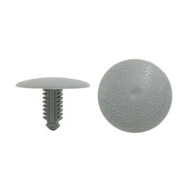 sourcing map Auto Car Door Fender Bumper Nylon Rivets Fastener Retainer Push Clip Gray 50Pcs