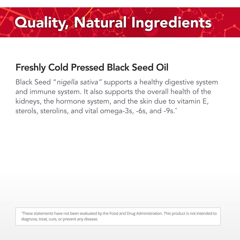 Physician's Strength Black Seed Oil - 8 fl oz -
