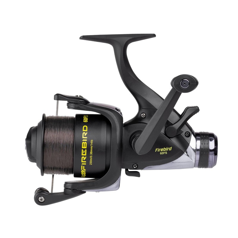 Shakespeare Firebird Spinning Reel – Pre-Spooled Lightweight Reel with Graphite