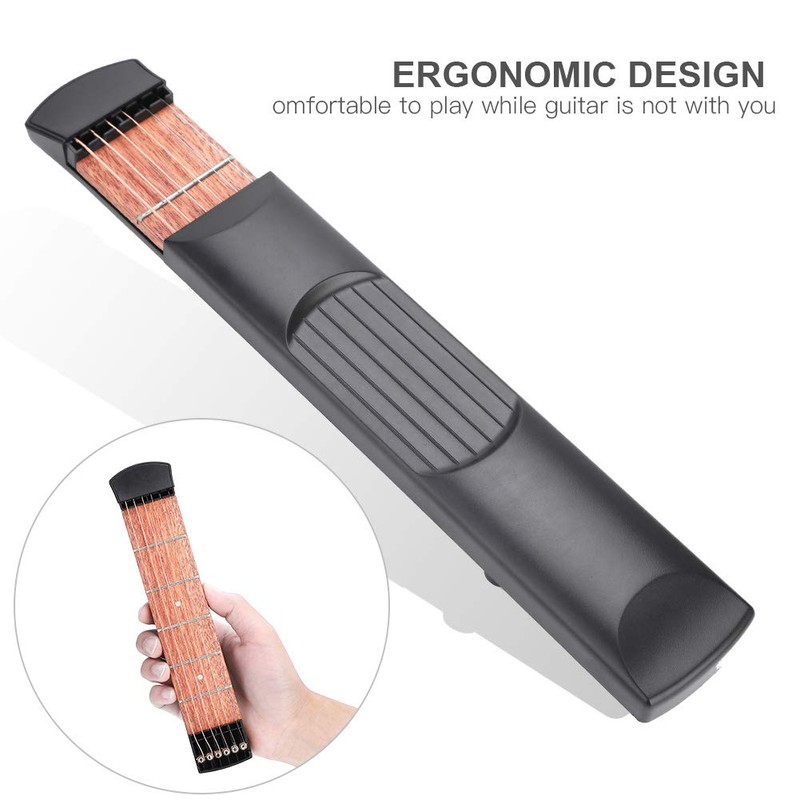 Pocket Guitar Portable Mini 6 Fret Pocket Guitar 6 String