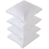 Kingnex 4 Pack Feather Proof Pillow Protectors 22x22 Waterproof Pillow