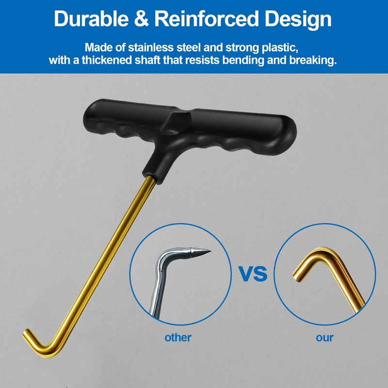Lace Tightener Tool for Skates – Stainless Steel Hook, Thickened