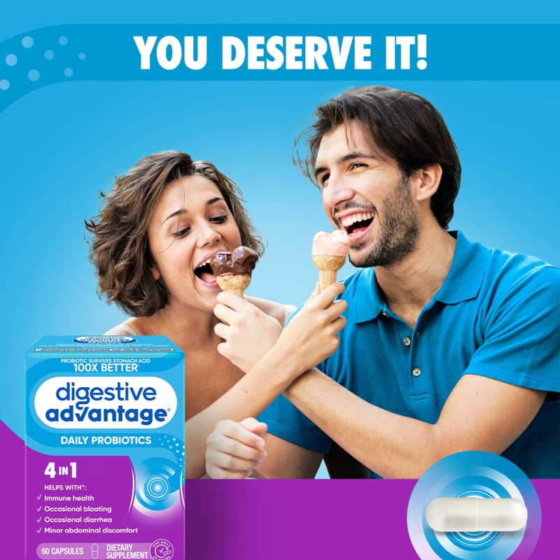 Digestive Advantage Probiotics for Digestive Health, Daily Probiotics for Women