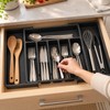 Adjustable Cutlery Drawer Organizer for Kitchen Storage – Expandable 8-Compartment