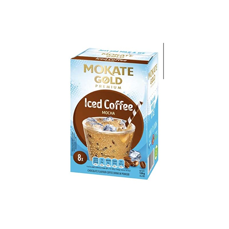 mokate Gold Premium Iced Coffee Mocha Flavour *2x boxes 8x
