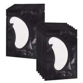 Lunamoon U-Black150 Eyelashes U-Pads Eye Pads for Eyelash Extension Pad Eyelash Lifting Pad Eye Gel Patch for Eyelash Extensions Eyelash Pads 150 Pairs