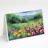 North Dakota Wild Prairie Roses in Watercolor Greeting Cards and