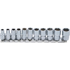 BGS 2433 Socket Set, Silver, 1/4-Inch Set of 11 Pieces
