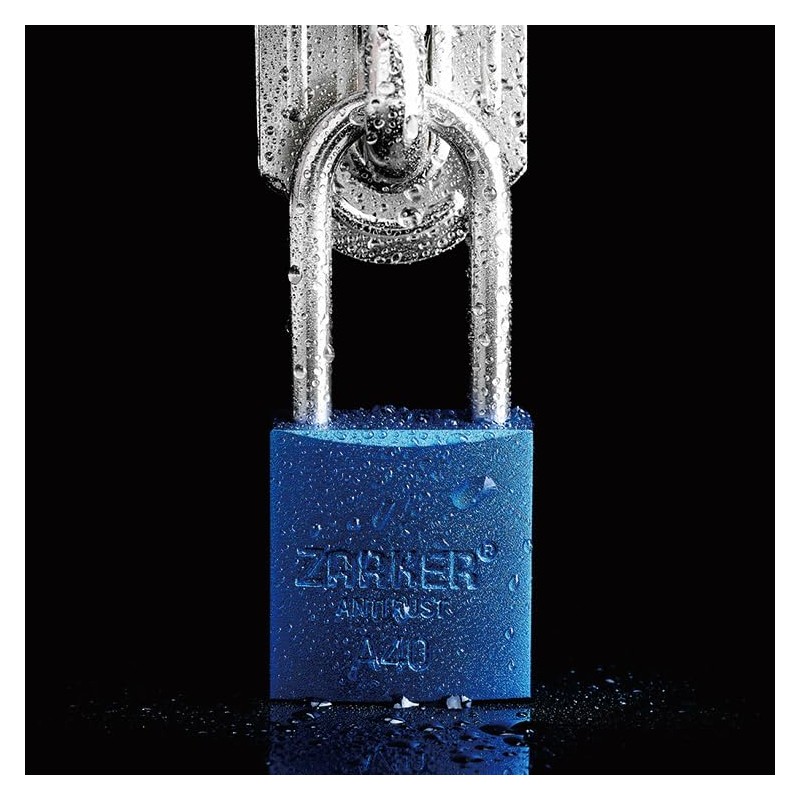 ZARKER Zarker Stainless Steel Rust Proof Padlock, Perfect for Inclement