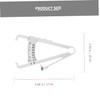 Beavorty 2pcs Skinfold Caliper Measure Device for Accurate Analysis Compact