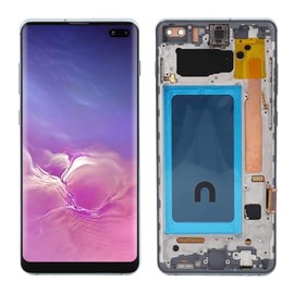 for S10 Plus, OLED LCD Display S10+ Digitizer Assembly Replacement for S10 Plus G975F G975U G975W G975A, 6.4 Inch (Green)