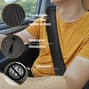 KodiTec 2PCS 50cm Long Carbon Fiber Leather Seat Belt Shoulder