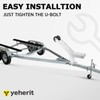 Boat Trailer Winch Post with Trailer Roller Compatible with 3"