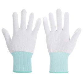 Exircy Quilting Gloves for Free-Motion, 2 Pair Quilting Machine Gloves Lightweight Nylon Glove for Crafting, Sewing