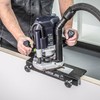 Trend Large Universal Plunge Router Sub-Base, 180mm, Enhanced Compatibility for