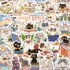 60PCS Cat Book Stickers for Kindle Kawaii Cat Bookish Stickers